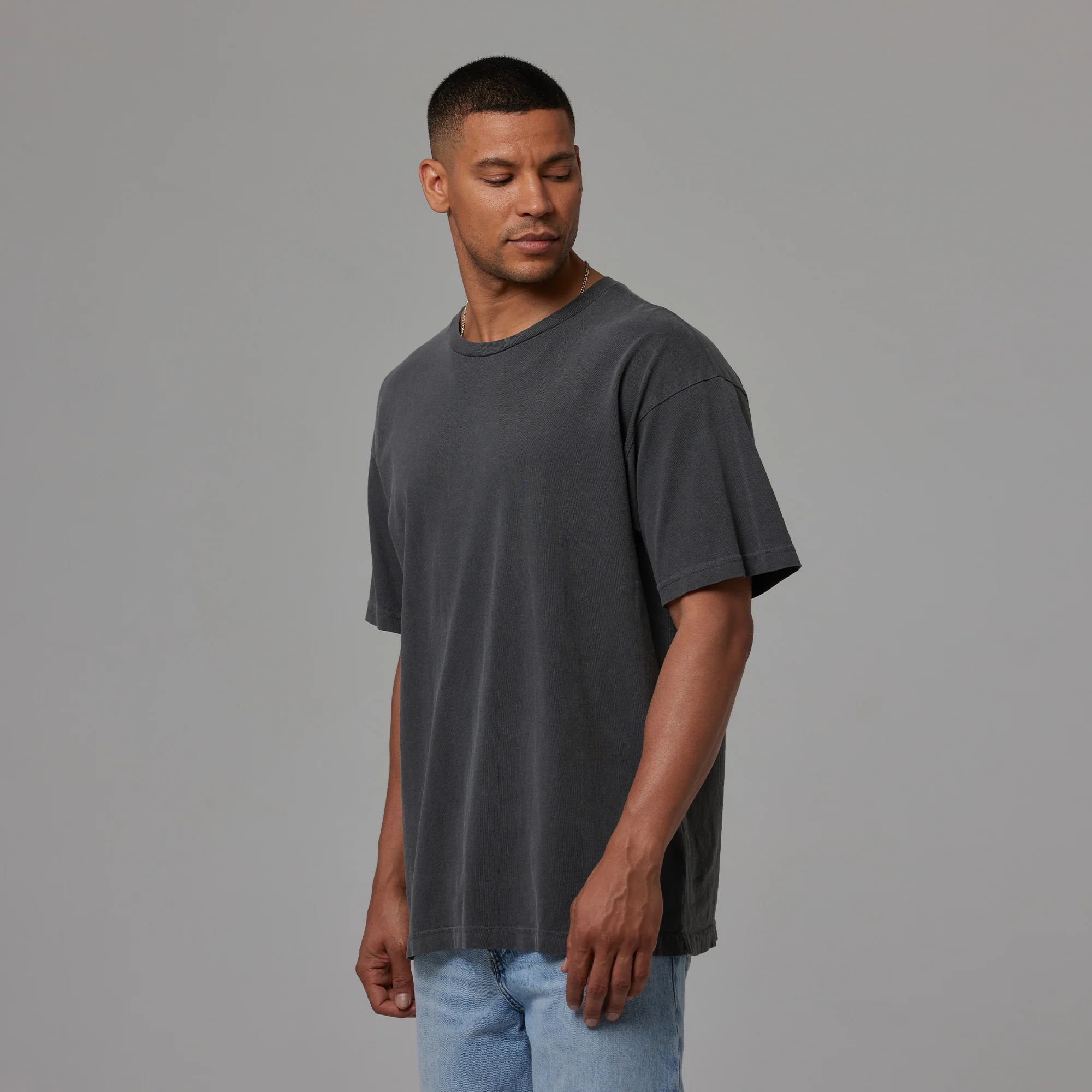 MENS DROP SHOULDER TEE 6 PACK - Image 3