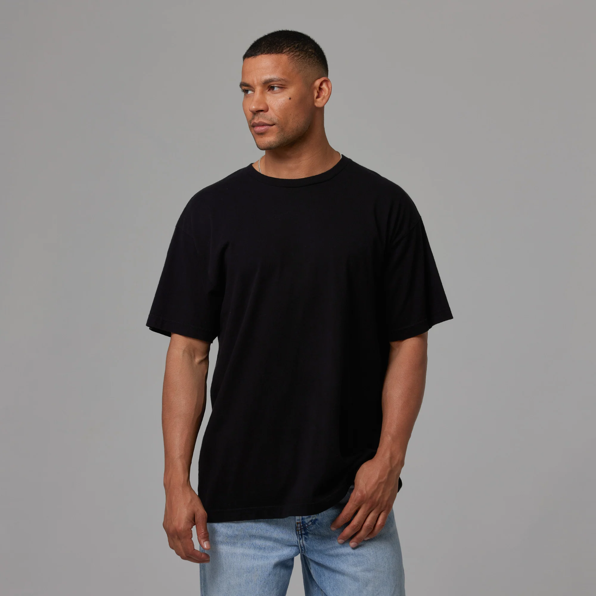MENS DROP SHOULDER TEE 6 PACK - Image 5