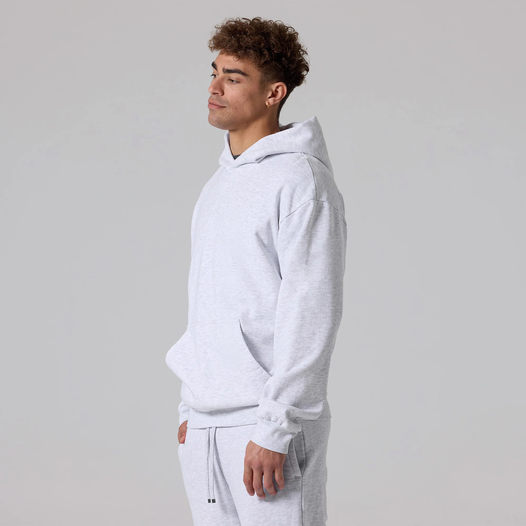 MENS HEATHER HEAVYWEIGHT HOODIE - Image 3