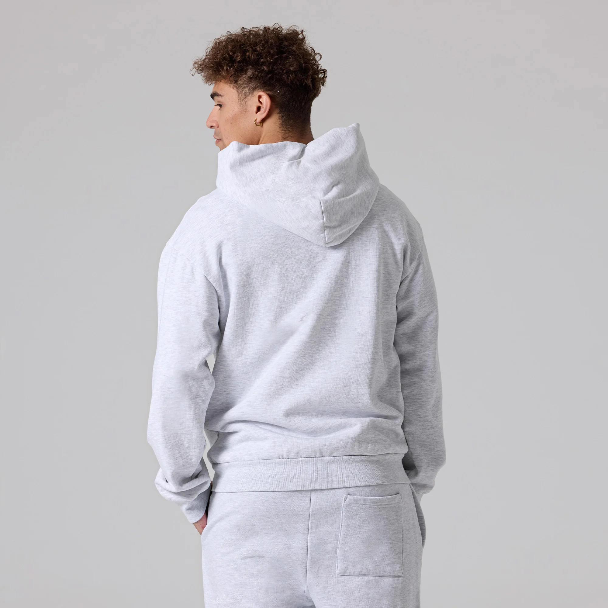MENS HEATHER HEAVYWEIGHT HOODIE - Image 4