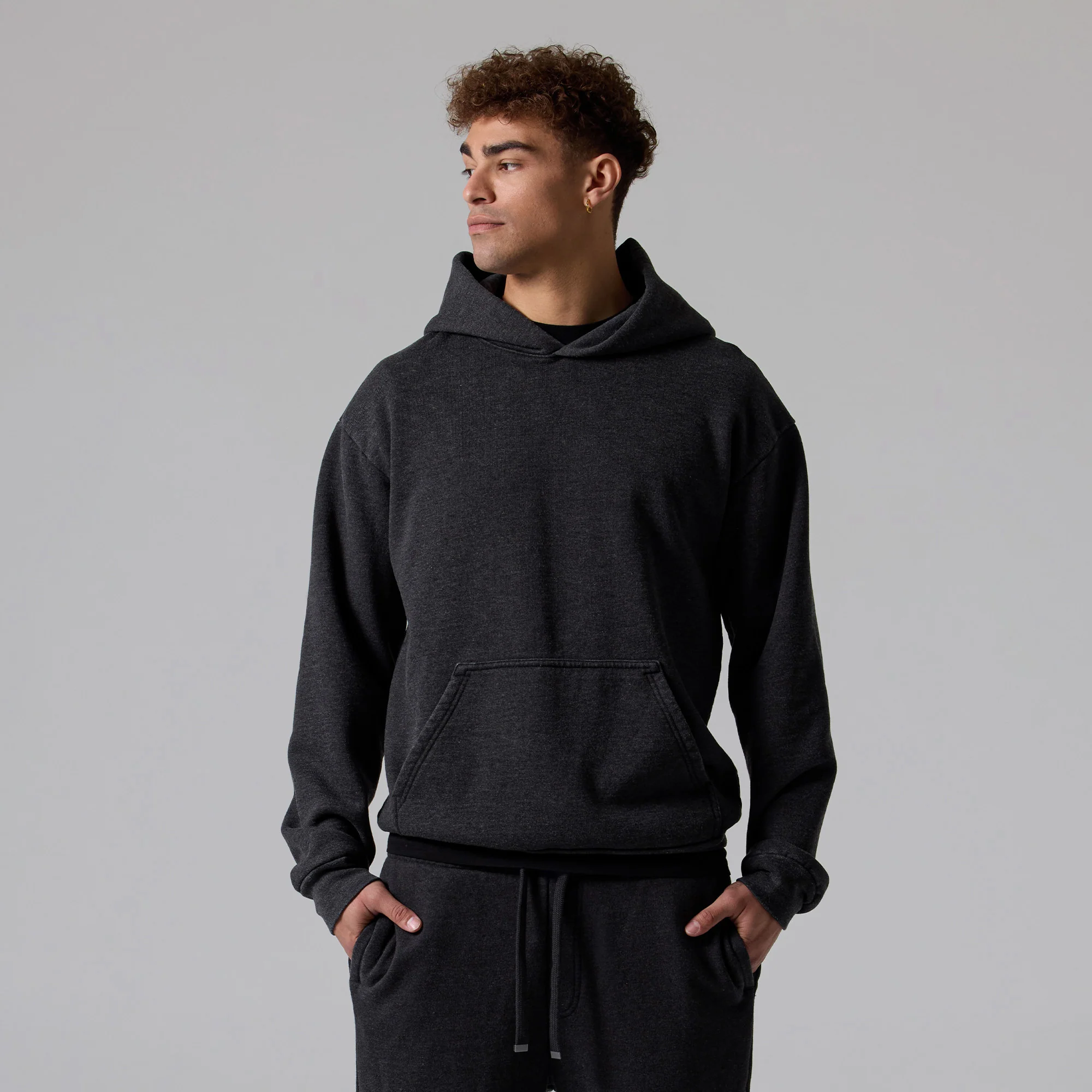 MENS HEATHER HEAVYWEIGHT HOODIE - Image 7
