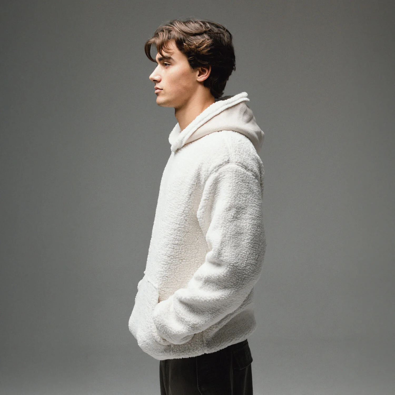 MENS SHERPA HOODIE - Image 6
