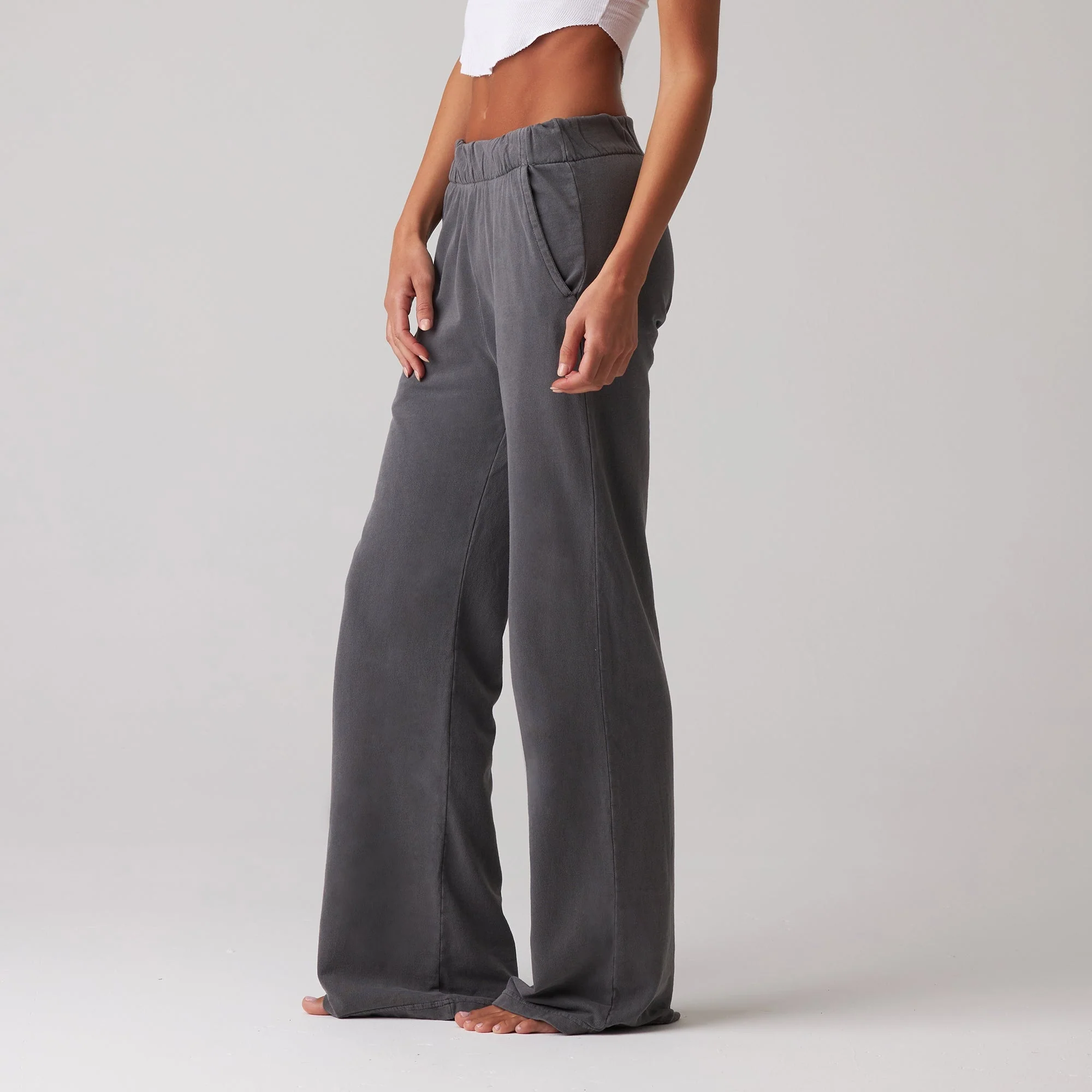 WOMENS FRENCH TERRY LOUNGE PANT - Image 5