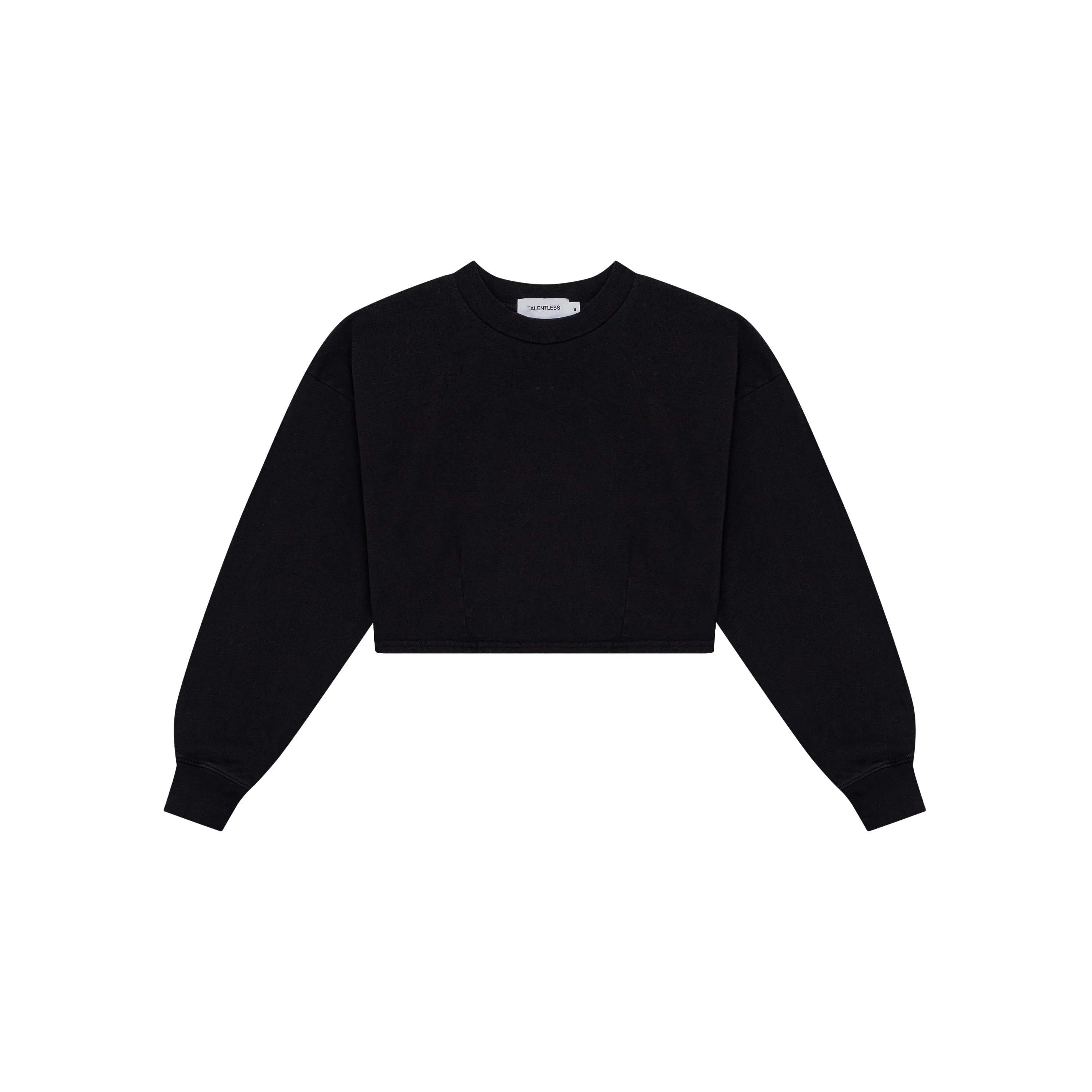 WOMENS CROP DART LIGHTWEIGHT CREWNECK - Image 6