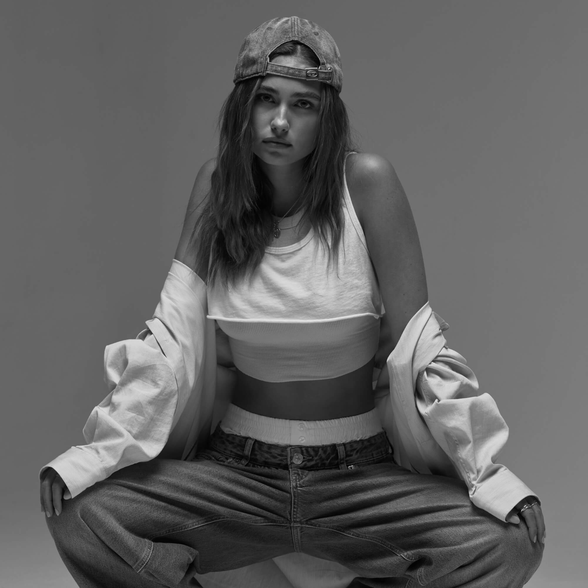 WOMENS CROP RAW HEM TANK - Image 18