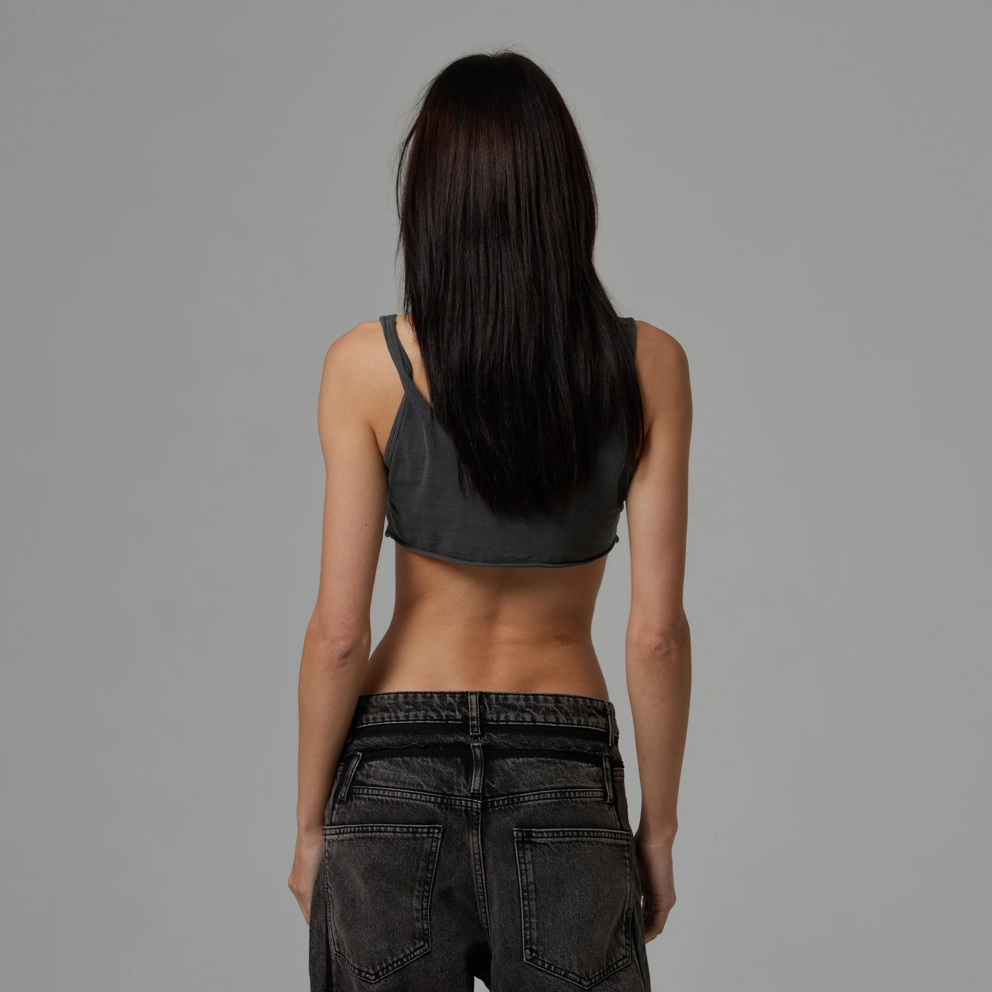 WOMENS CROP RAW HEM TANK - Image 23