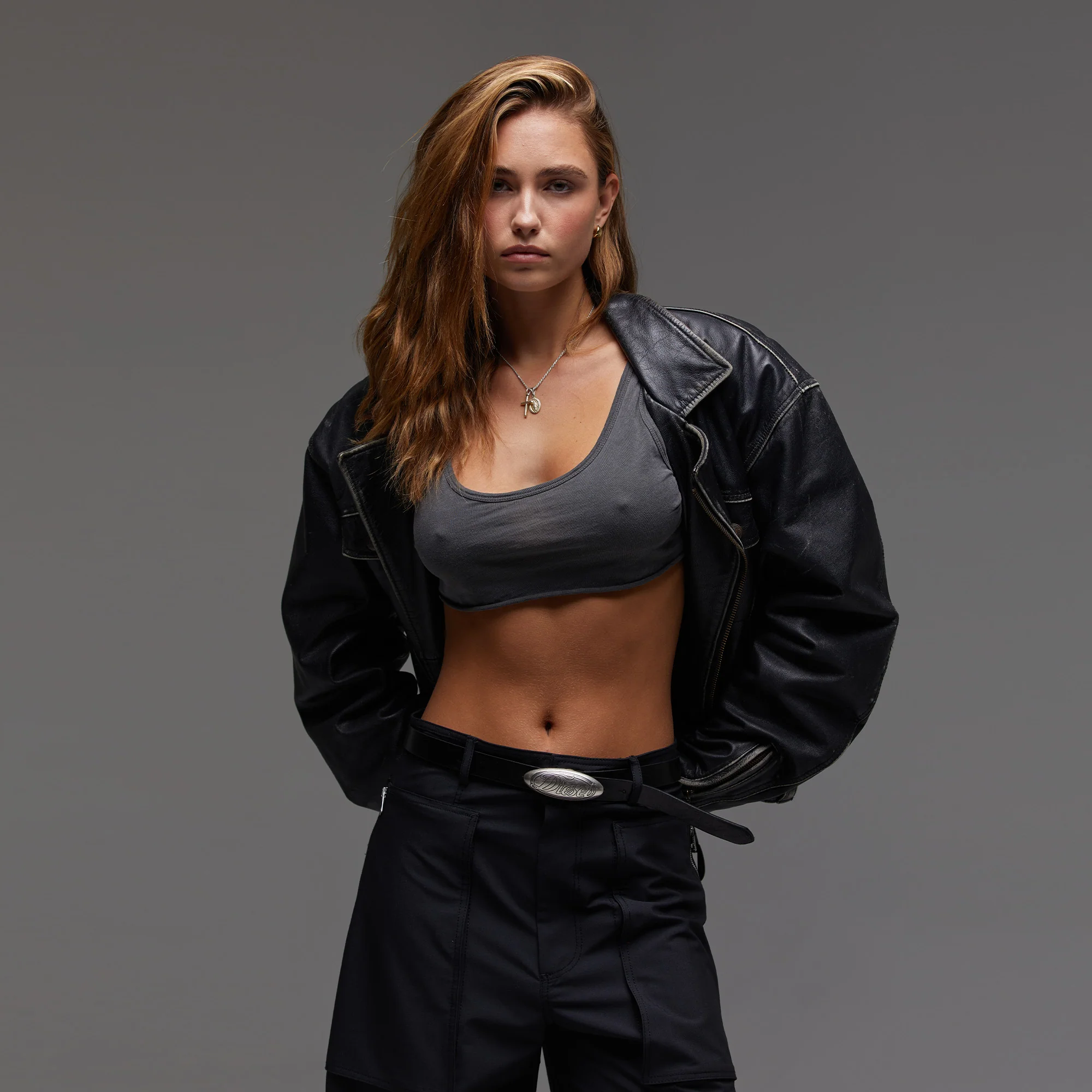 WOMENS CROP RAW HEM TANK - Image 25