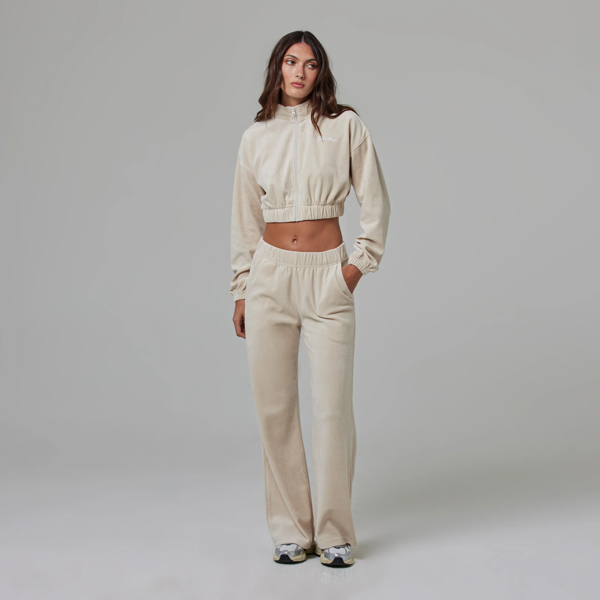 WOMENS FULL ZIP TERRY CLOTH MOCK NECK - Image 12