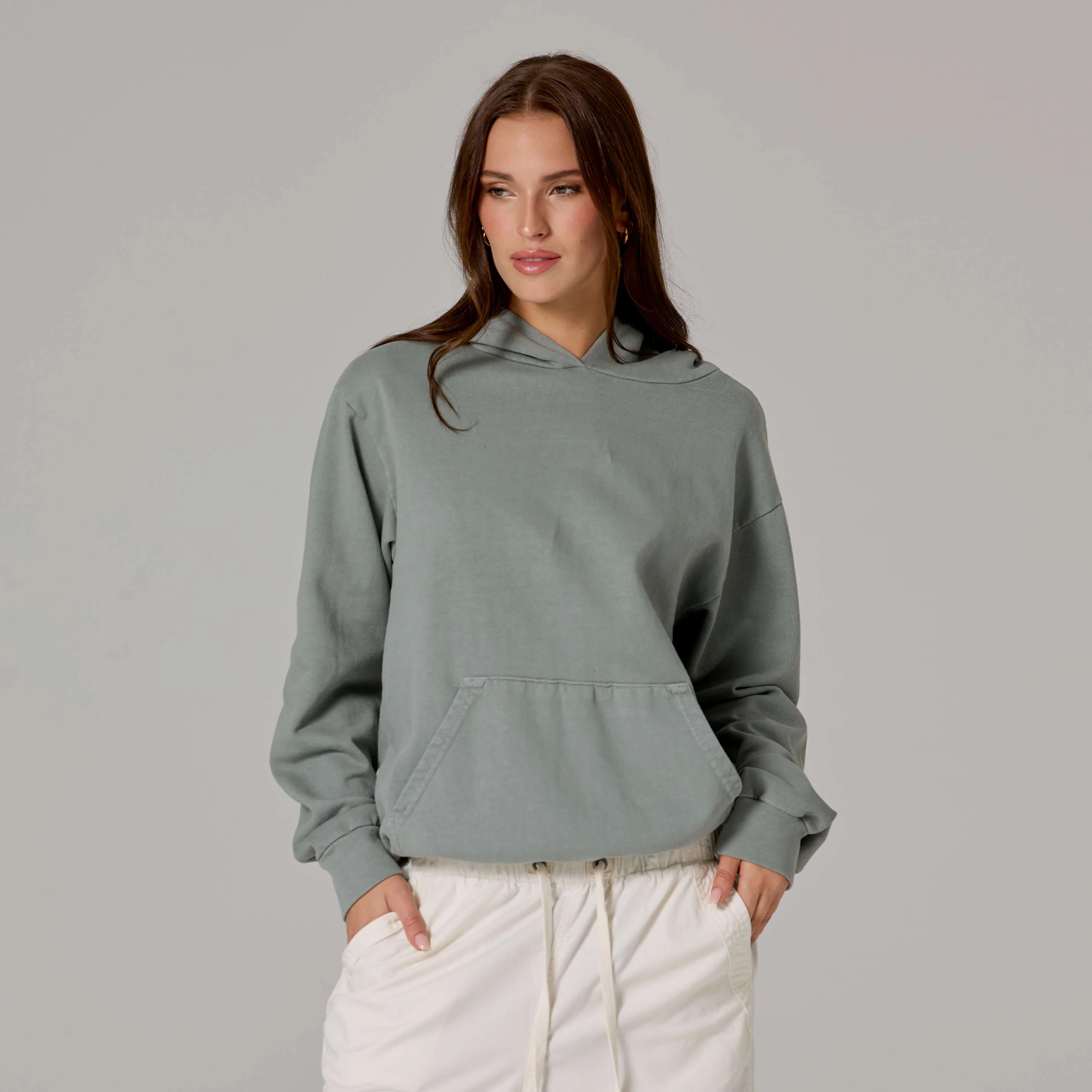 WOMENS SIMPLE LIGHTWEIGHT HOODIE