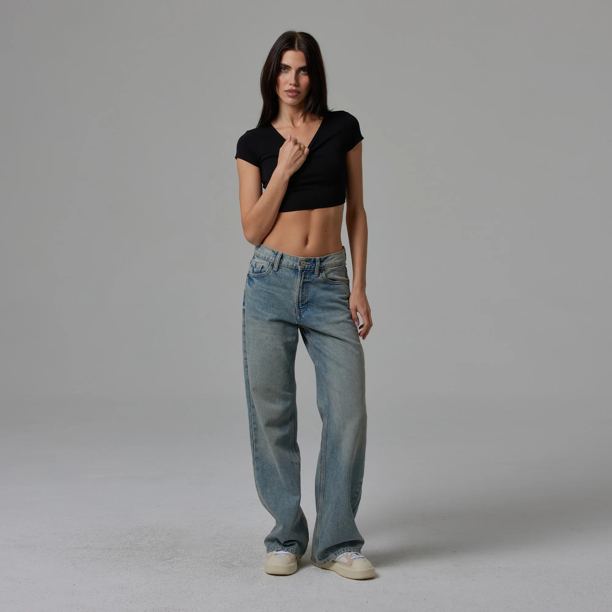 WOMENS RAW HEM CROP BABY TEE - Image 11