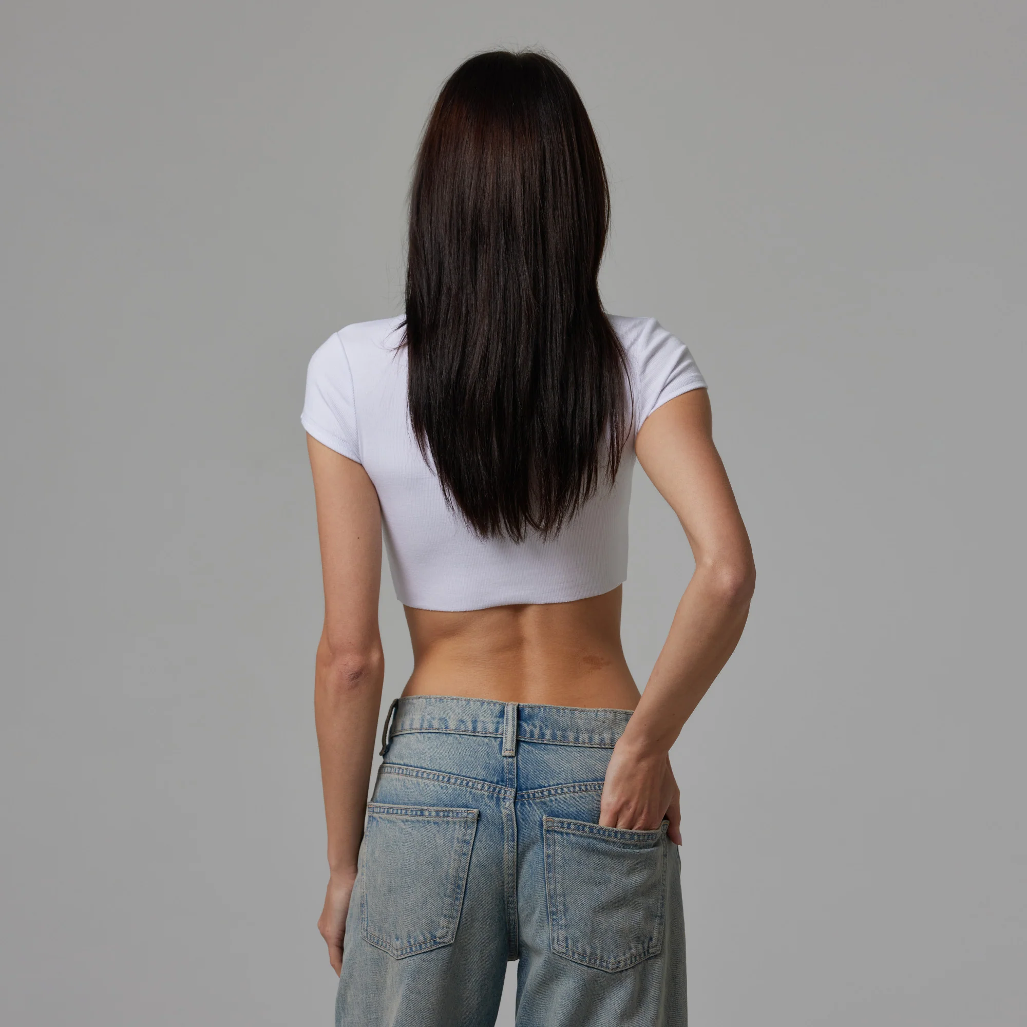 WOMENS RAW HEM CROP BABY TEE - Image 15