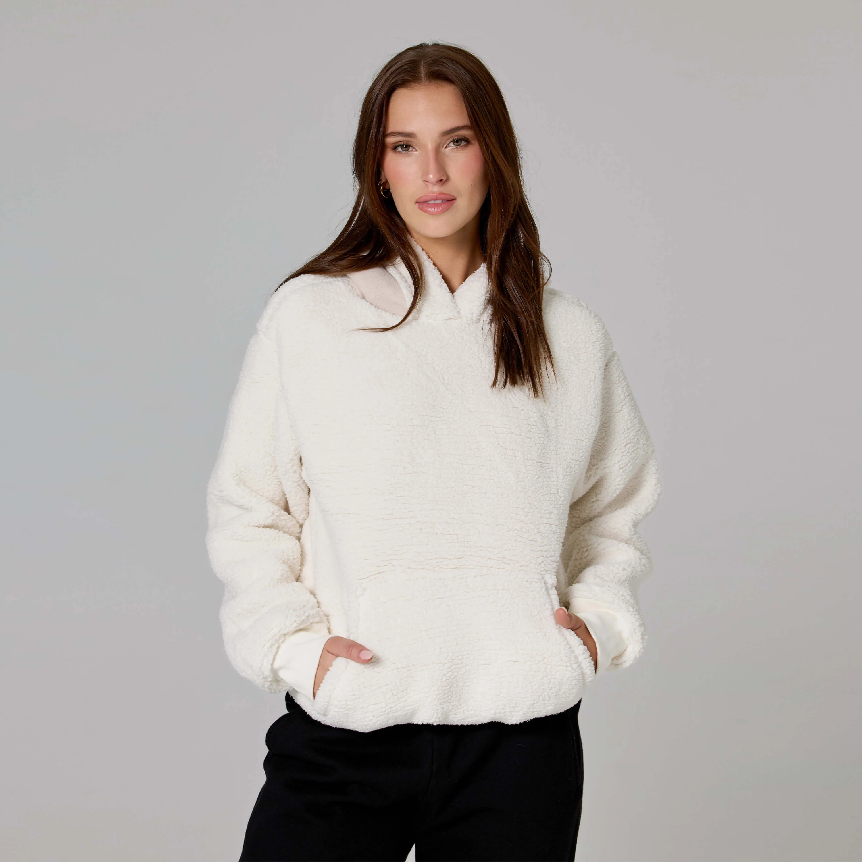 WOMENS SHERPA HOODIE - Image 3