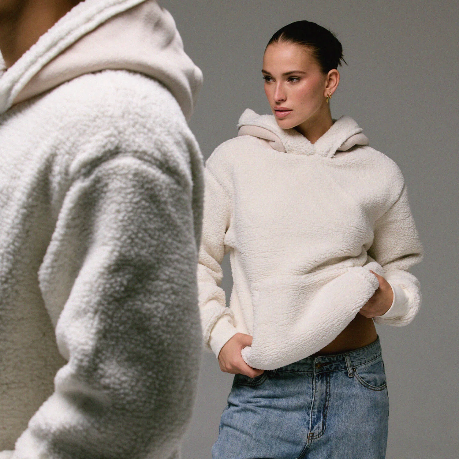 WOMENS SHERPA HOODIE - Image 8