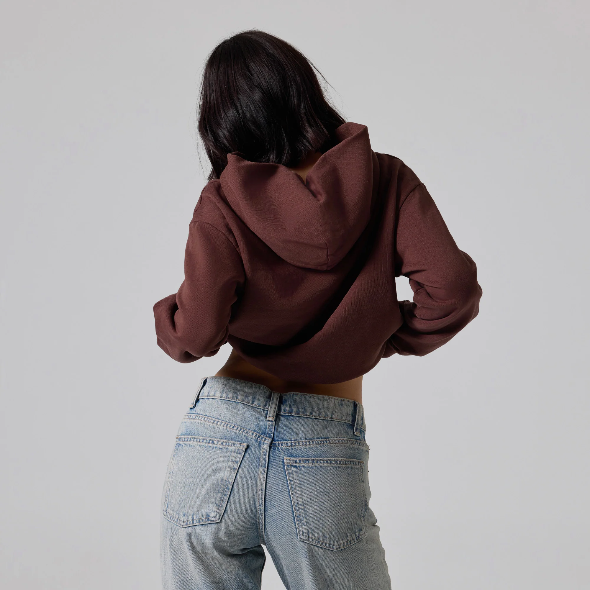 WOMENS SIMPLE LIGHTWEIGHT HOODIE - Image 4